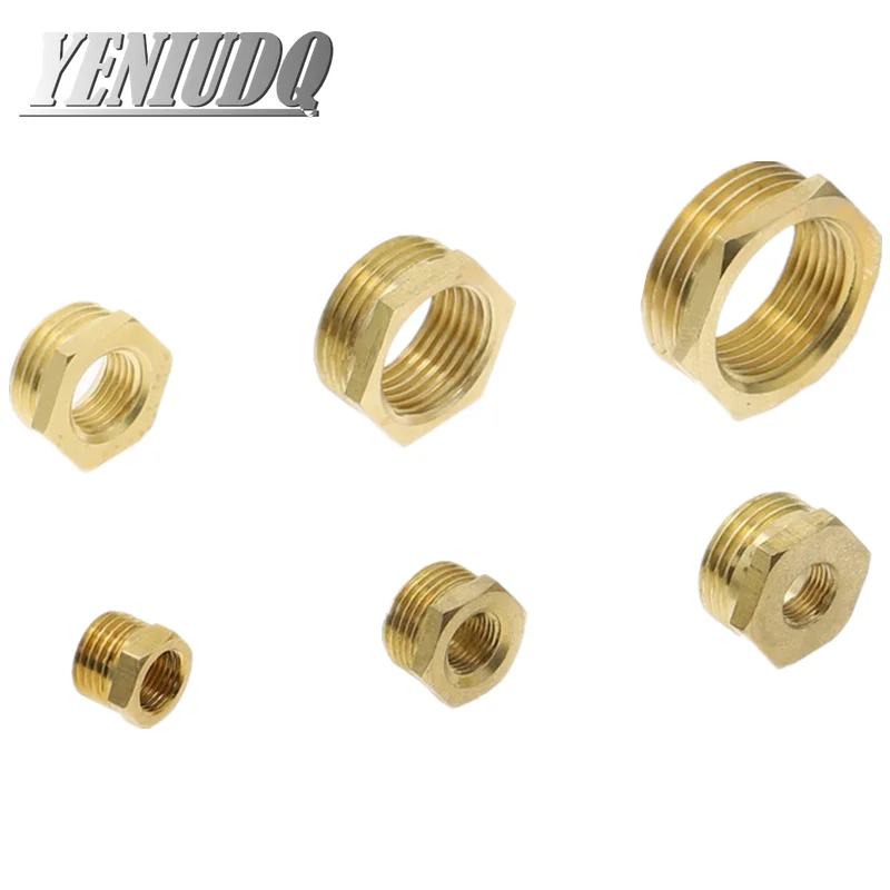 

Brass Adapter Fitting BSP Reducing Hexagon Bush Bushing Male to Female Connector Fuel Water Gas Oil 1/8" 1/4" 3/8" 1/2" 3/4" 1"