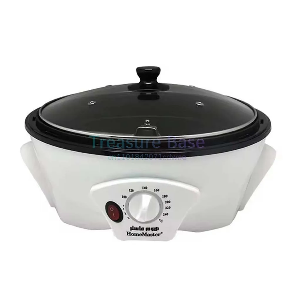 

Электрическая жаровня кофе 00 г, автоматическая пекарь для кофейных зерен, 1200 Вт, машина для выпечки кофе, подходит для арана