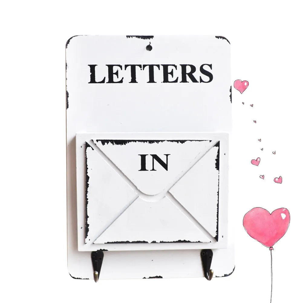 1Pcs Wooden Hanging Flowerpot Brown Wall Shelf Wooden Letter Organizer Flower Storage Multi Scene Home Decor Wood Wall Shelf