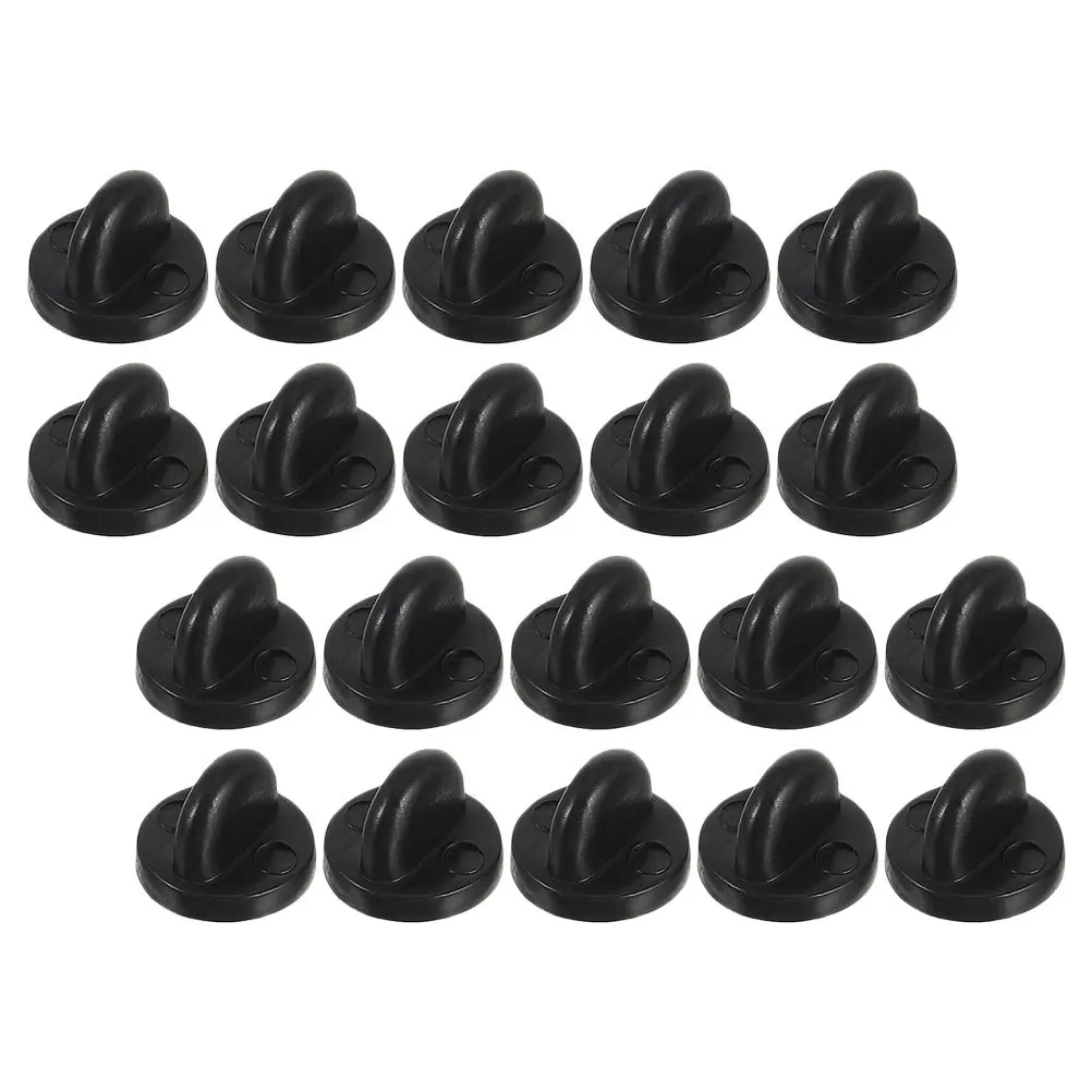 

300Pcs Rubber Butterfly Clutch Pin Backs for Lapel Brooch Badge Hat Tie Locking Pin Backings Daily Party Use Enamel Pins
