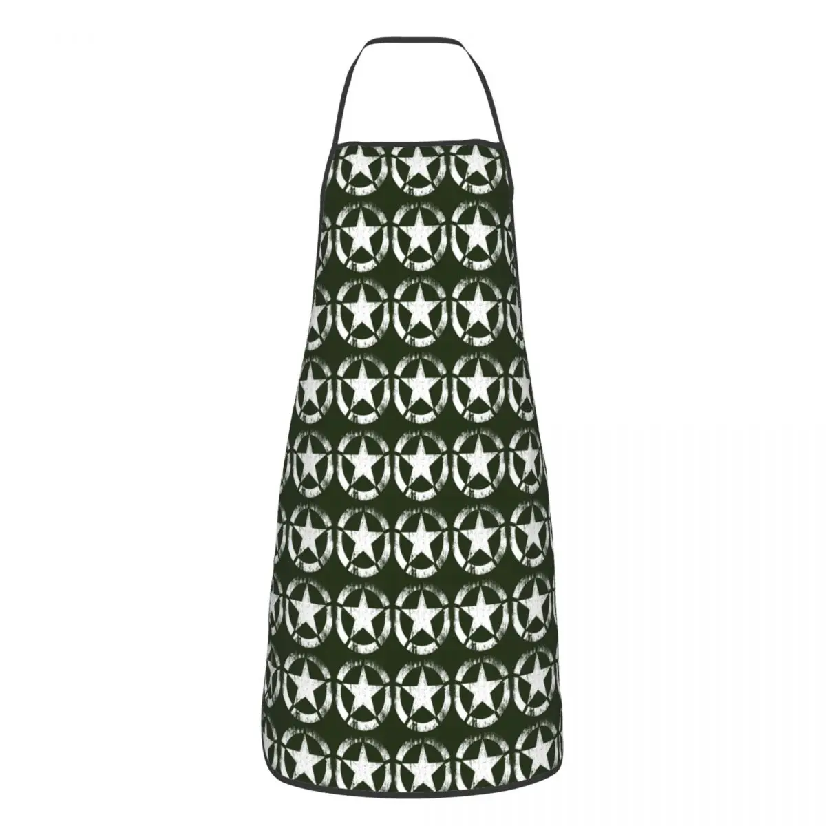America Army Military Star Apron Chef Baking Tablier Waterproof Bib Kitchen Cleaning Pinafore for Women Men Painting