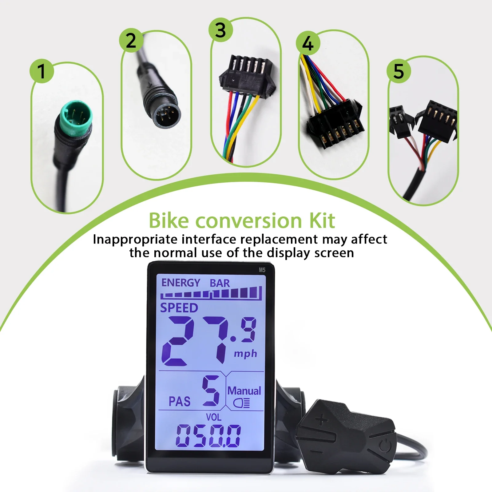 

M5 Display 24V-60V Electric Lcd Display lcd display for electric bike Scooter Waterproof Lcd Panel Screen Ebike