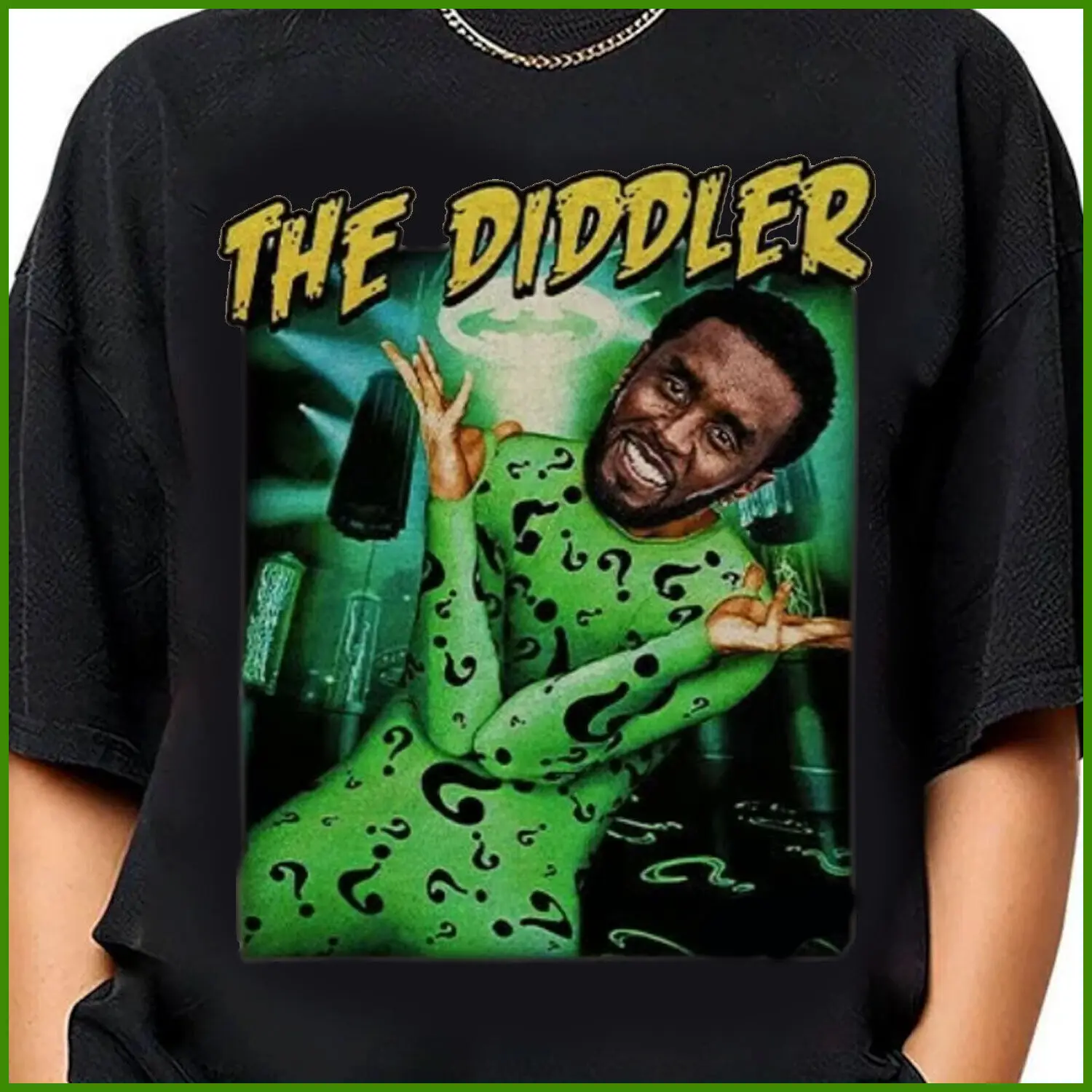 SALE The Diddler Ironic Shirt Sean Diddy Combs T-shirt Funny T-shirt