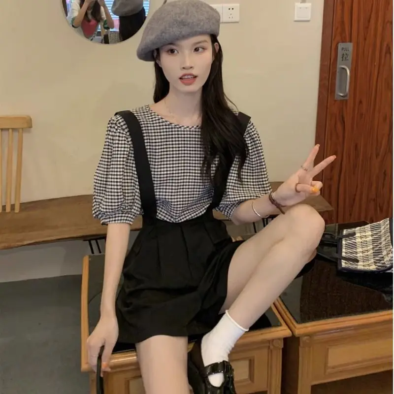 

Women's Playsuits Rompers Shoulder Outfits Wear Retro Female Ruffle Striped Knitted Highend Socialite Glossy Dance Shaped Loose