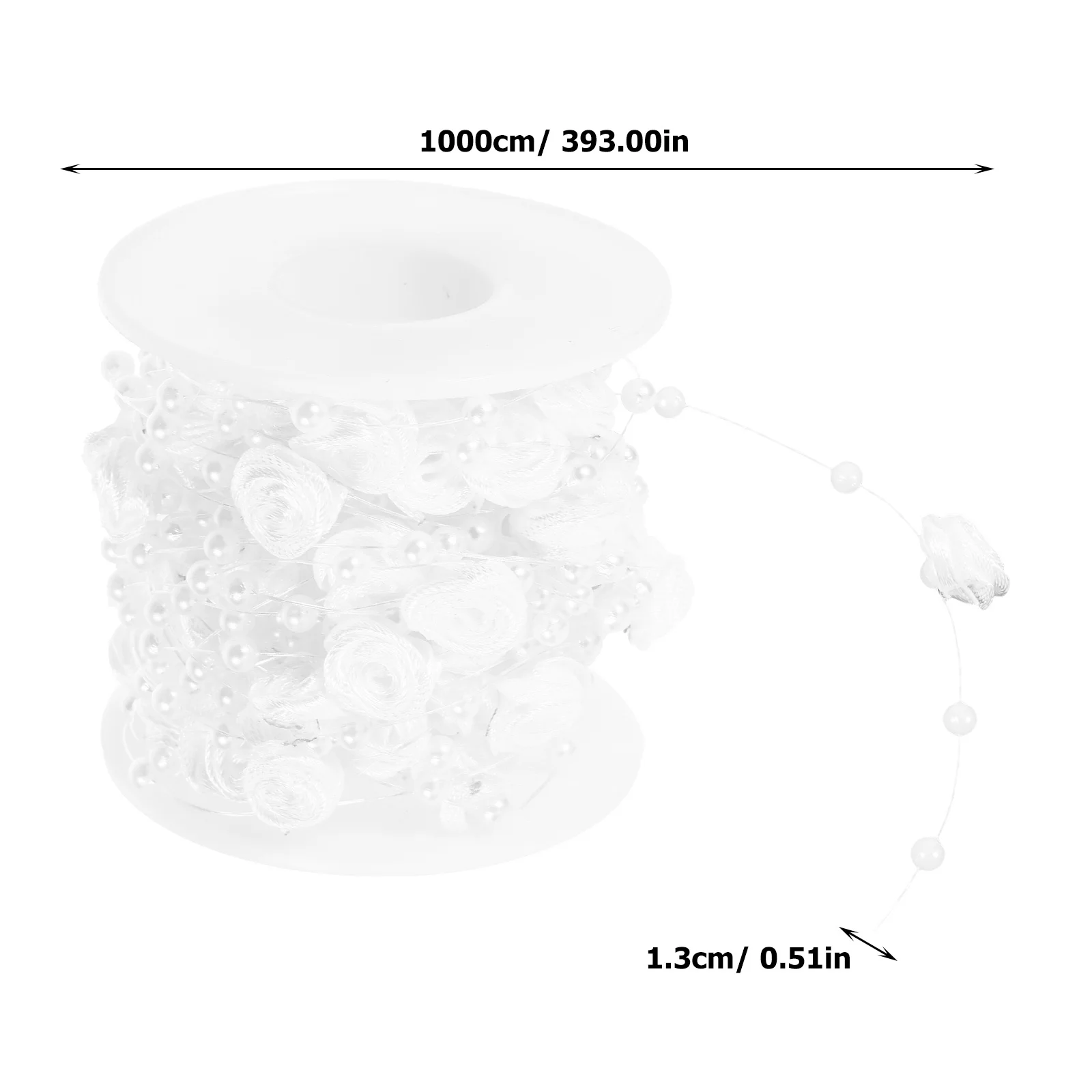 مهرجان حبة سلسلة لفة الزخرفية مطرز سلسلة DIY التبعي مادة آمنة غير يتلاشى ديكور الحفلات غطاء الرأس الملابس #4