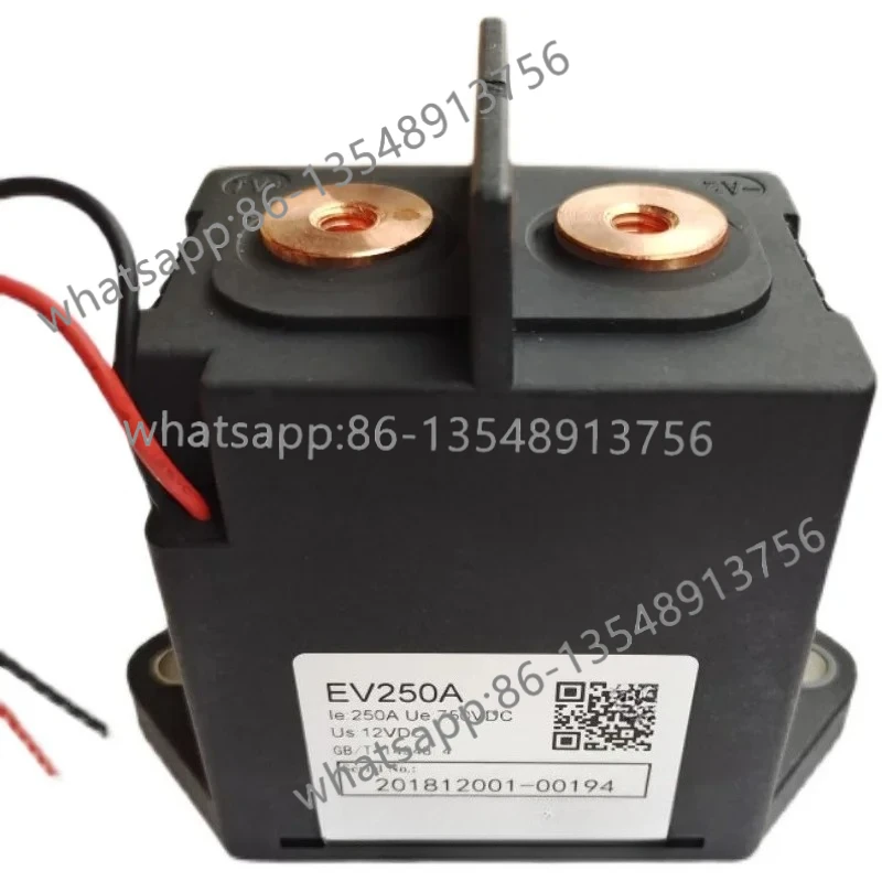 New Energy High Voltage DC Contactor EV250A 750VDC 250A Coil 12V Relay Factory Direct Sales