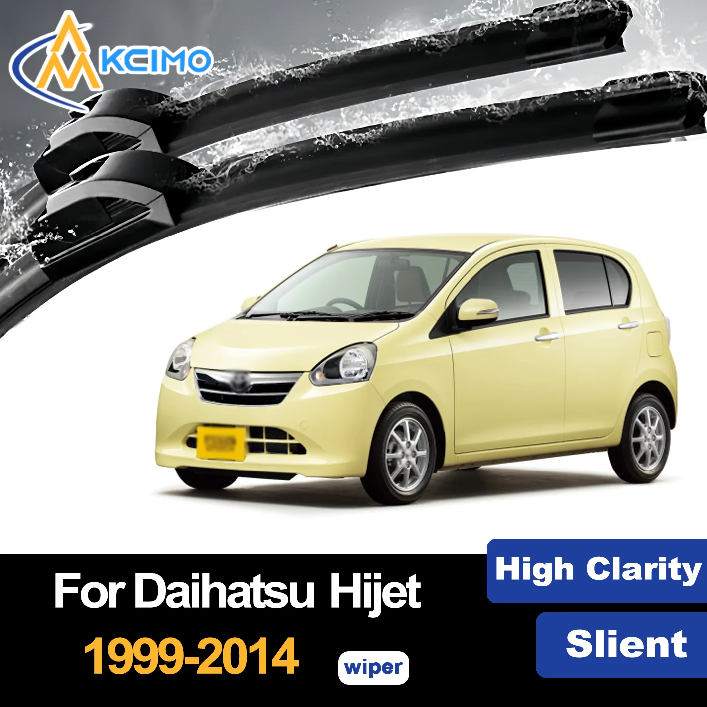 

Front Wiper Blades for Daihatsu Hijet S200 S210 S220 1999-2014 2000 Premium Car Windscreen Windshield Window Wiper Accessories