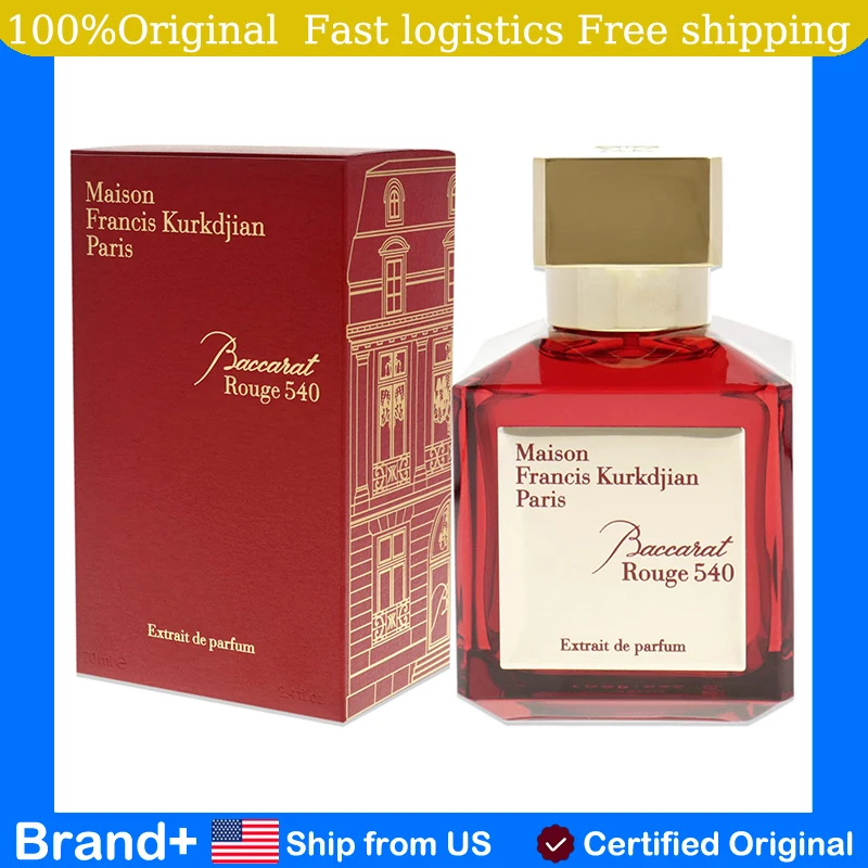 

Original Arabic Perfume Maison Francis Kurkdjian Baccarat Rouge 540 Pure Perfume 2.3 Fl Oz (Pack of 1) Eastern-Middle Eastern fragrance Cologne long lasting fragrance Pheromone Portable