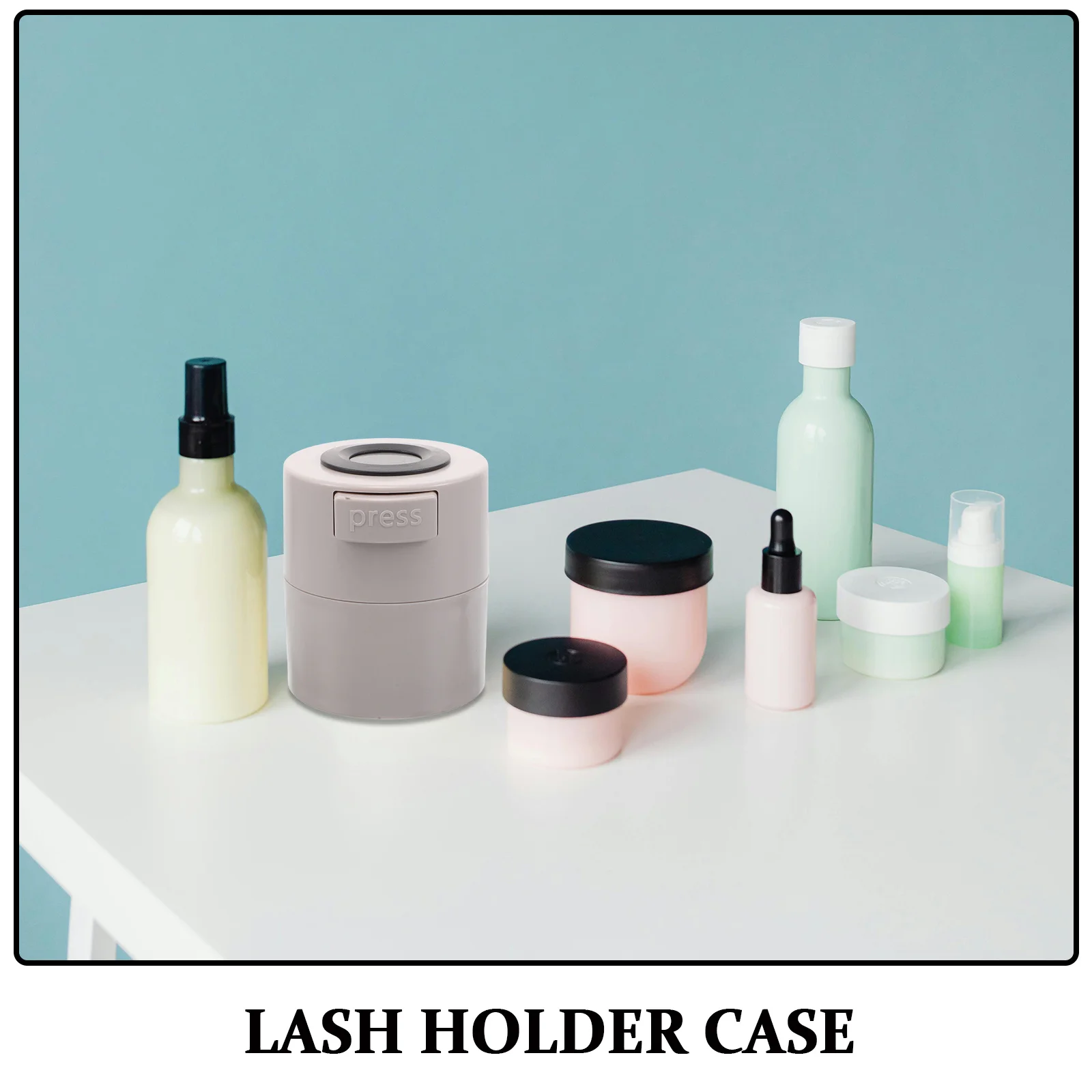 Airtight Eyelash Glue Storage Tank Temperature Humidity Display Lash Extension Holder Vacuum Sealed Jar Lash Glue Shaker - Image 3