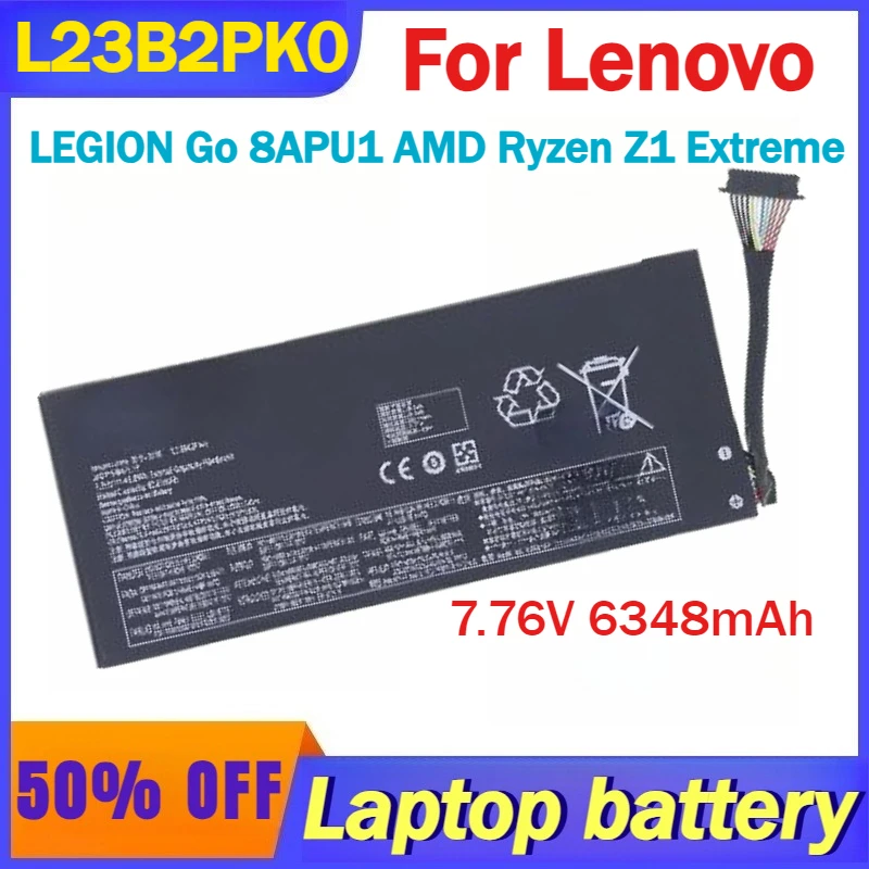 

7,76 В 6348 мАч L23M2PK0 L23B2PK0 L23C2PK0 Литий-ионный аккумулятор для ноутбука Lenovo LEGION Go 8APU1 AMD Ryzen Z1 Extreme