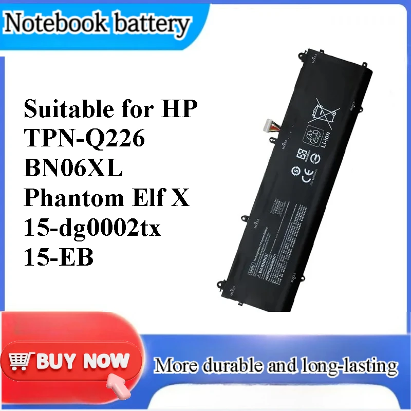 for HP TPN-Q226 BN06XL Phantom Wizard X 15-dg0002tx 15-EB Laptop Battery