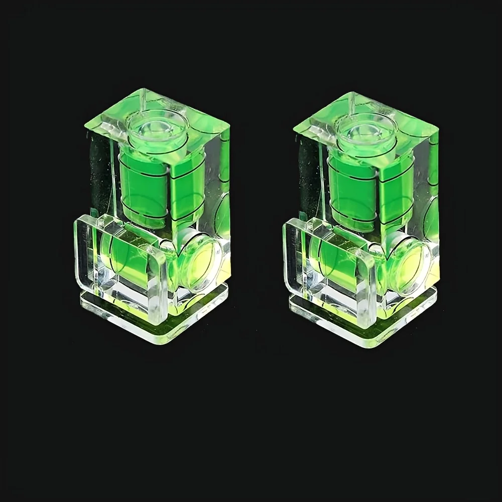 1Pc, 2Pcs Camera-Specific Bubble Level Two-Dimensional Bubble Level Leveling Tool