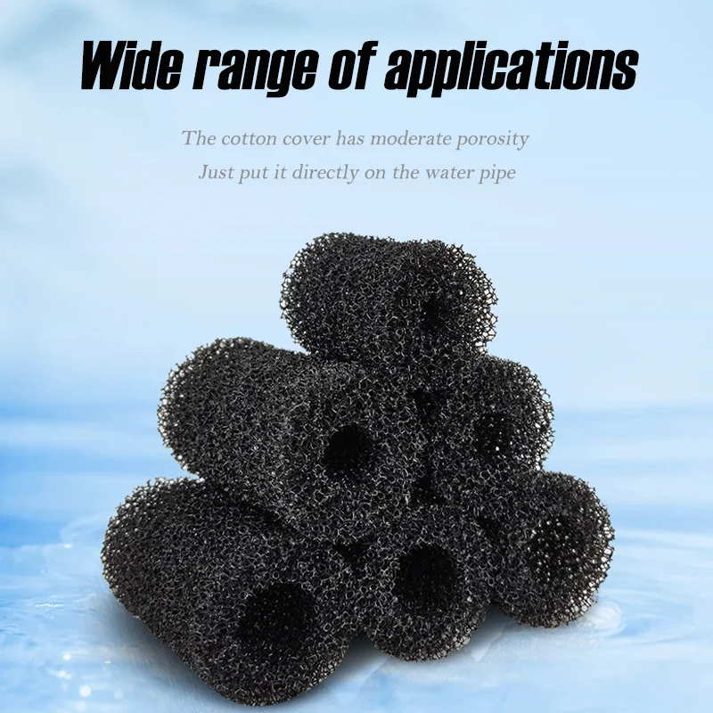 Aquarium Biochemical Filter Sponge Multifunctional Fish Tank Inlet Water Pre-Filter Sponge Cartridge Replacement Filter