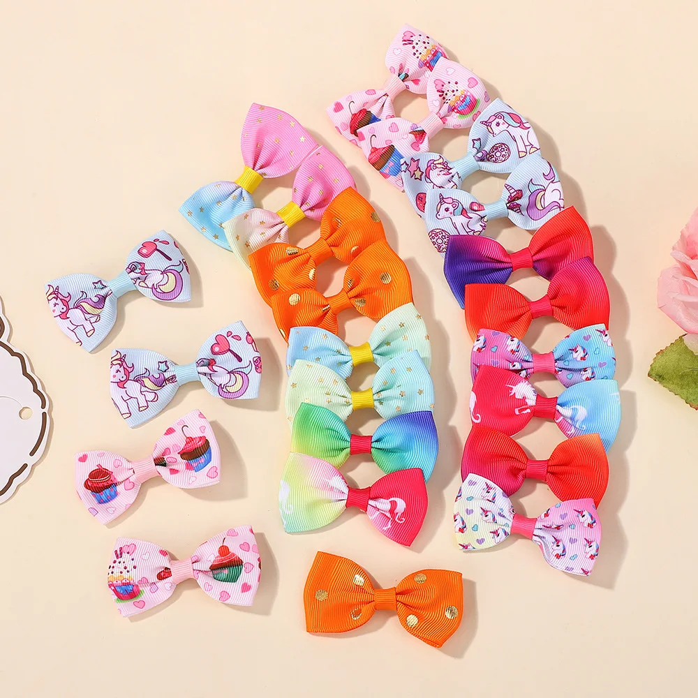 200-piezas-de-accesorios-para-el-cabello-para-ninas-pinzas-para-el-cabello-con-estampado-de-unicornio-donut-y-corazon-lazos-pasadores-y-horquillas-para-fiestas-infantiles
