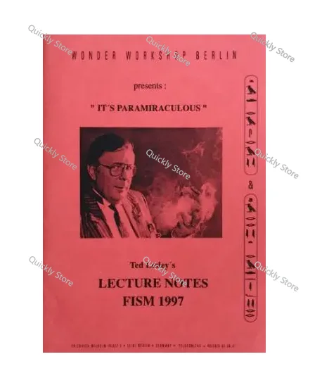 

Тед Лесли - это парамиразово - лекционные заметки FISM 1997 г. Фокусы (мгновенная загрузка) Быстрая отправка