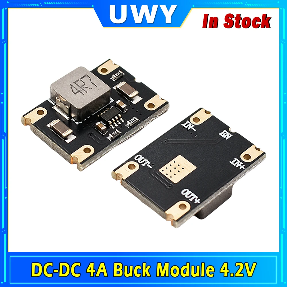 1/3PCS DC-DC 4A Buck Step Down Power Module Fixed Output 3.3V 4.2V 5V 6V 7.4V, High Efficiency Voltage Regulator Converter Board
