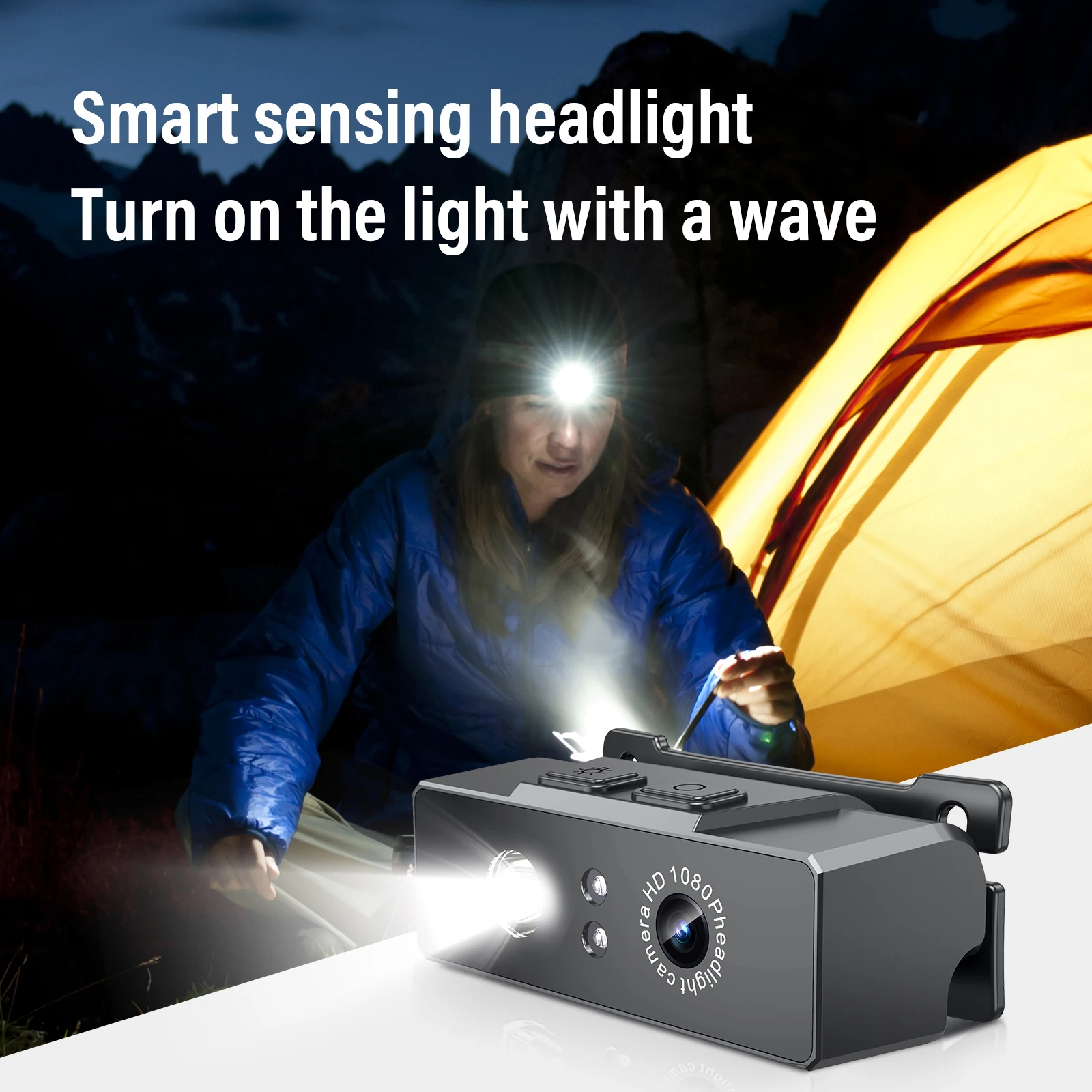 D9 1080P HD Первая перспективная экшн-камера Фара Спортивная камера Волновая ручная индукционная видеорегистратор Встроенная аккумуляторная камера