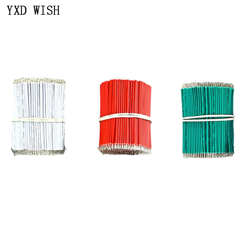 1000Pcs/lot 24AWG 8cm 10cm 15cm 20cm Tin-Plated Breadboard PCB Solder Cable Fly Jumper Wire Tin Conductor Wires 1007-24AWG  Wire