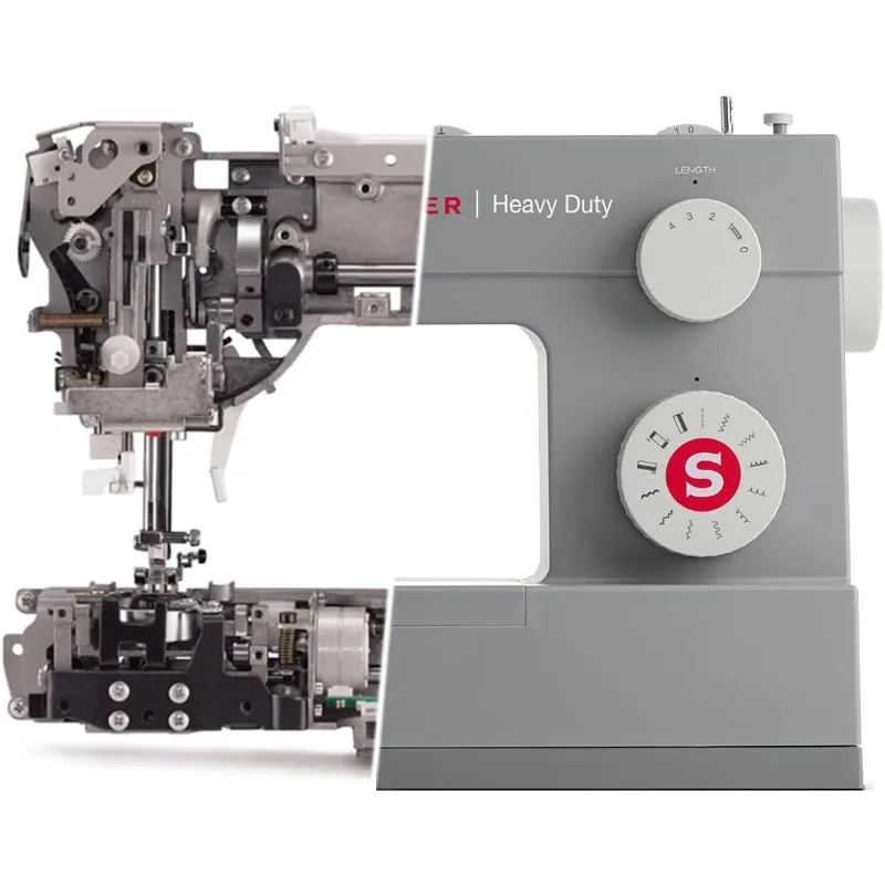 ماكينة خياطة عالية السرعة 4423 شديدة التحمل مع مجموعة ملحقات |   محرك قوي مع قوة ثقب محسنة، 97 غرزة Appli