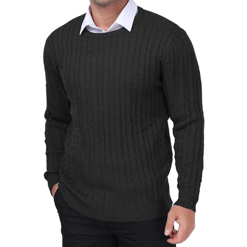 Thumbnail 2 - #17 New Mens Classic Knit Pullovers Arrivals
