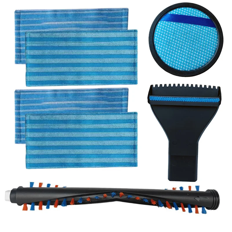 Mop Pads Pet Nozzle Filter Brush Roll For Philips PowerPro Aqua / For PowerPro Duo Vacuum Cleaner Parts FC6404 FC6409 FC6077/81