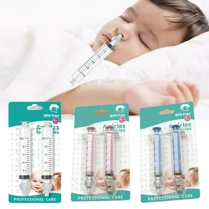 Baby Nasal Irrigator Portable Kid Nasal Cavity Washer Infant Nasal Flushing Device Practical Mucus Suction Cleaning Tool Gentle