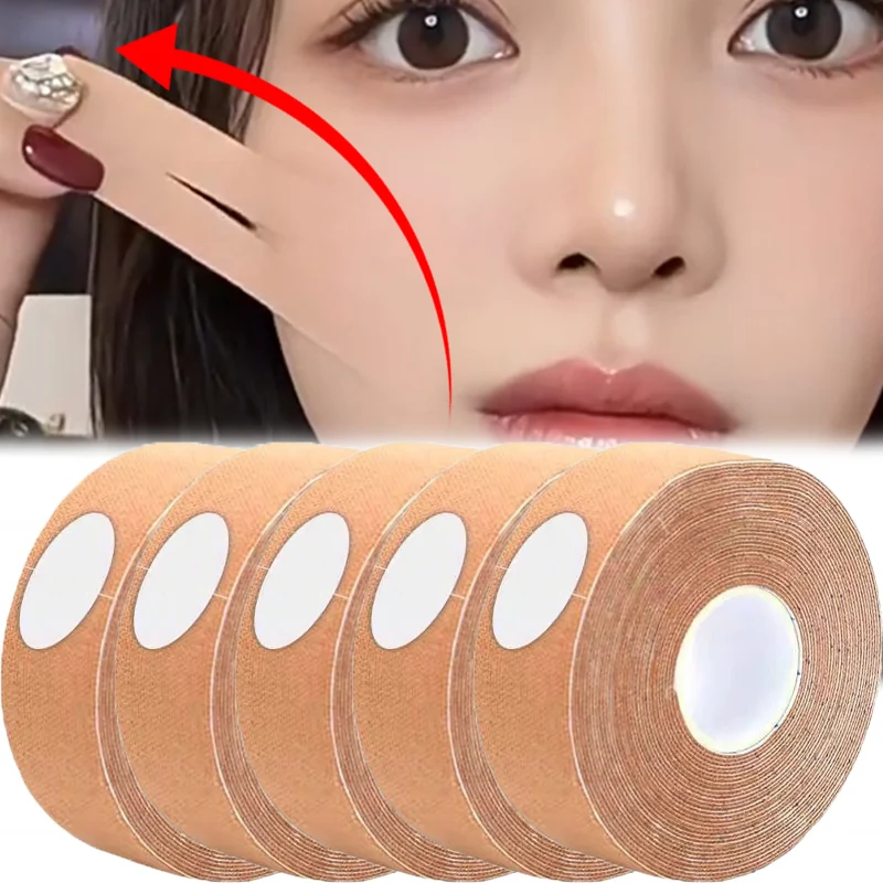 1/5rolls Face V Line Neck Eyes Lifting Tape Breathable Reduce Facial Wrinkles Supports Elastic Bandage Facial Skin Care Tool
