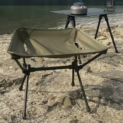 Outdoor Tactical Folding Stool Portable Ultra Light Aluminum Alloy Moon Chair Camping Fishing Stool Picnic Chairs