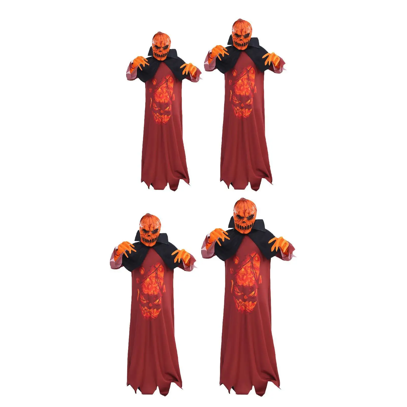 

Детский костюм дьявола и тыквы на Хэллоуин, новинка, одежда для праздничного нарядного платья