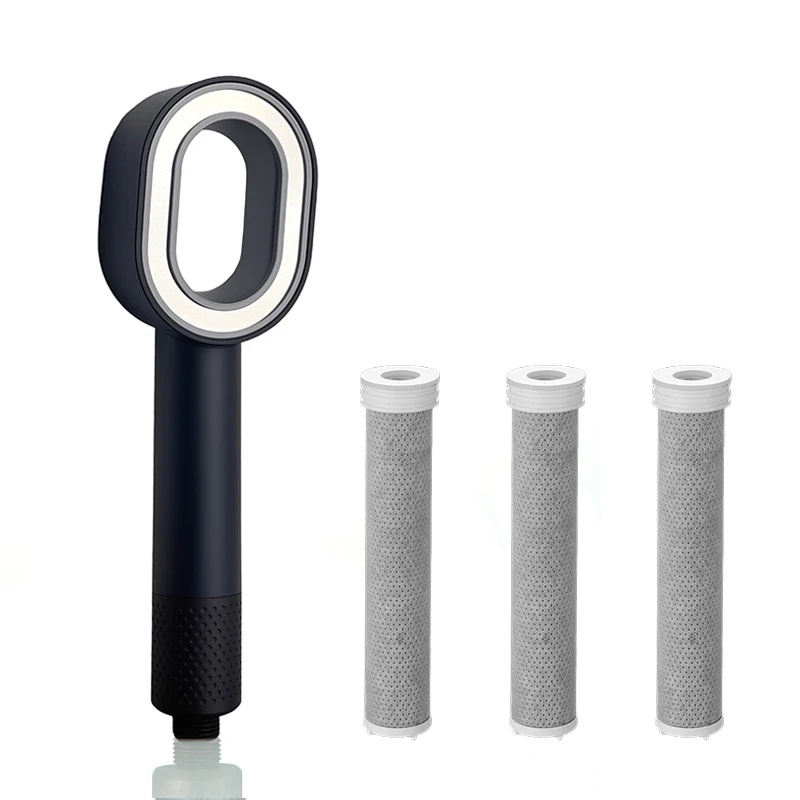 Filterdouchekop Hoge druk waterbesparende handdouche voor harde waterfiltratie Chloorverwijdering Badkameraccessoires