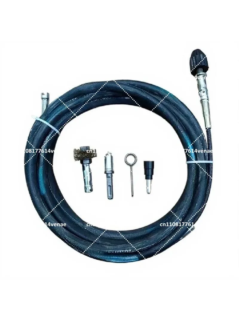 High Pressure Flexible Sewer Drill Attachment for Drain Cleaning – Heavy Duty Pipe Unclogging Tool for Kitchen Sink