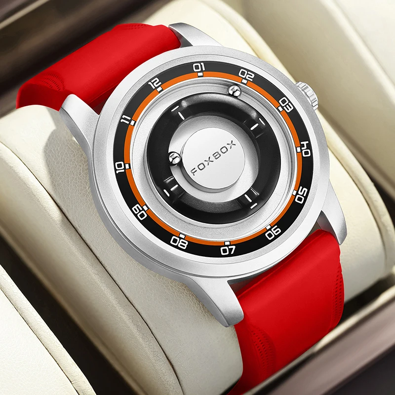 Men's Fashion Quartz Watch with Magnetic Force Quartz