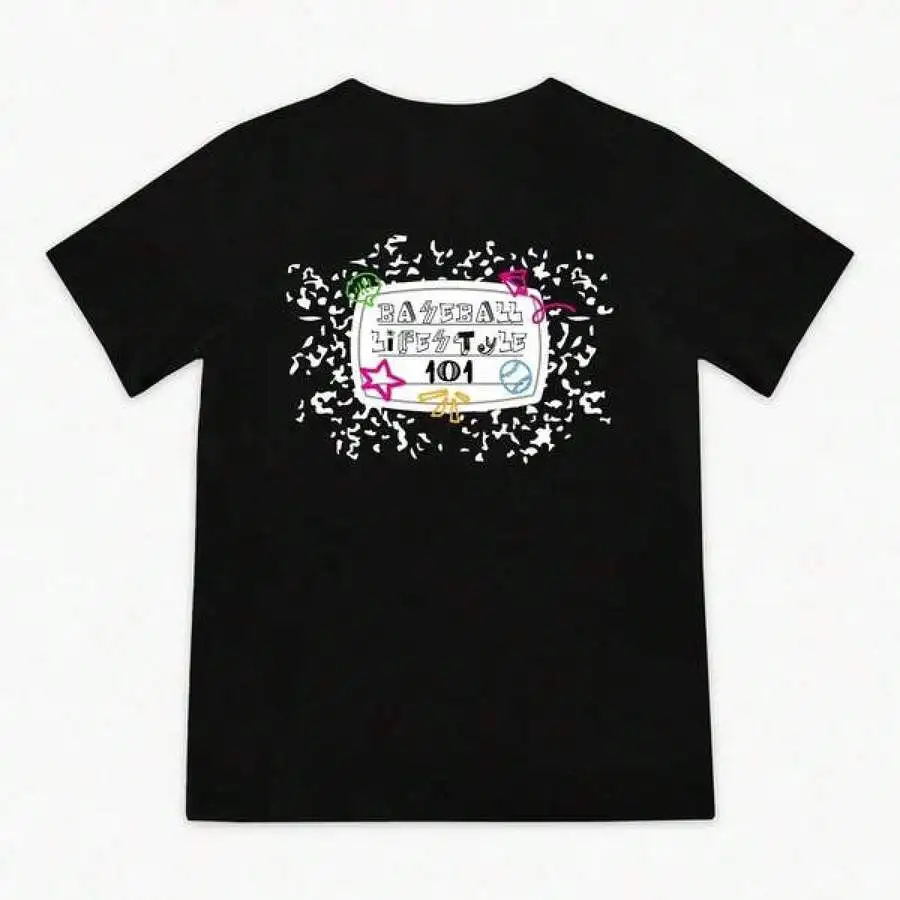 Camisetas Gráficas de Béisbol para Jóvenes, Estilo de Vida Béisbolero 101, Conjuntos de Verano para Niños, Ropa Infantil para Niños, Camiseta de Verano 2026 para Adolescentes - Béisbol