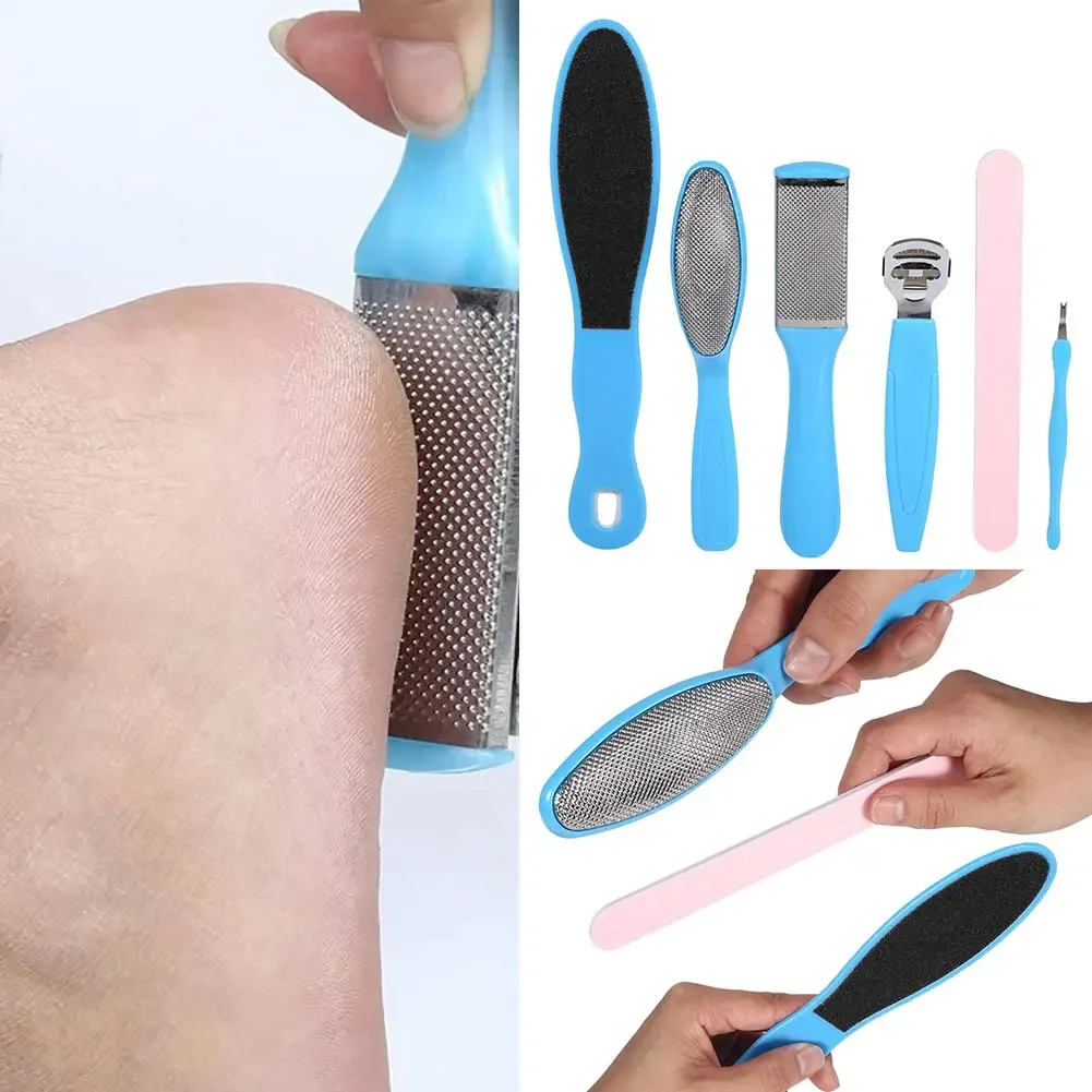 8Pcs/Set Dead Hard Skin Callus Remover Scraper Pedicure Rasp Tools Feet Care Tool Wholesale Manicure Foot Care File Set