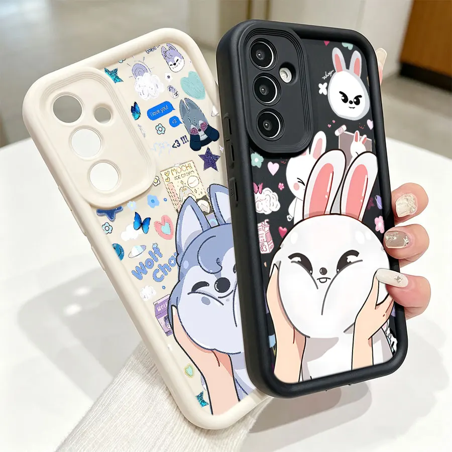 S-Strays K-Kids SKZOO Wolf Chan Case For Samsung Galaxy S26 S25 S24 S23 S22 Ultra FE Plus A06 A07 A16 A17 A26 A36 A55 A56 A57 5G