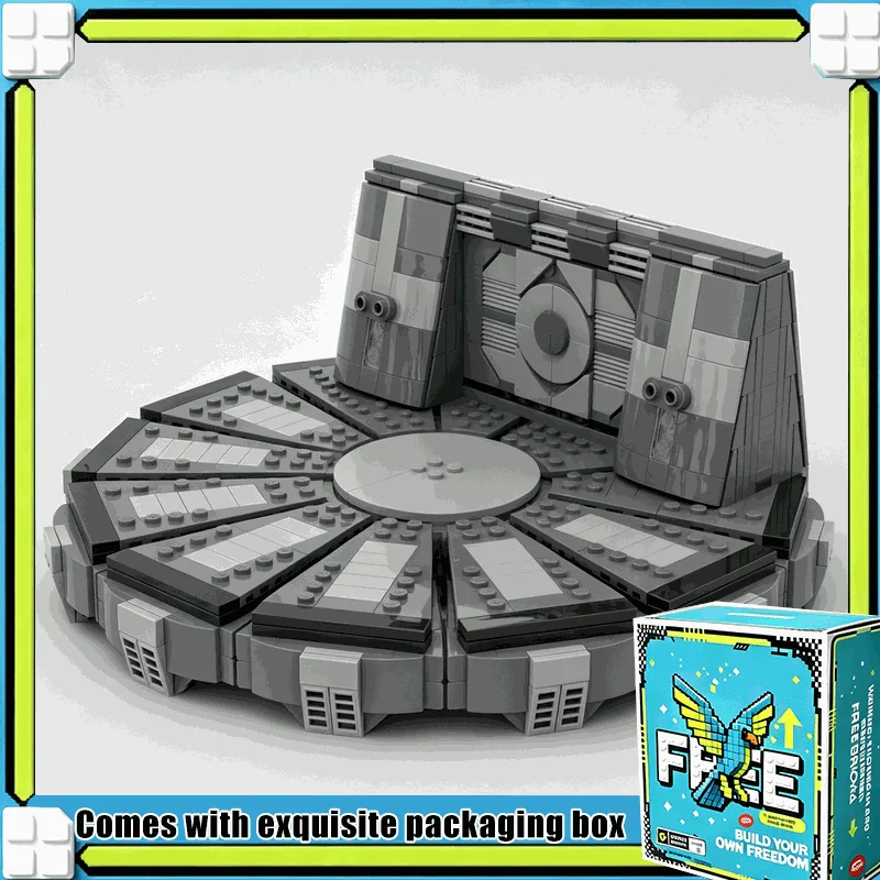 1197PCS Sci-Fi Duel Scene Diorama Model MOC Building Blocks Custom Puzzle DIY Assembly Display Collection Toy Kit Gift Set