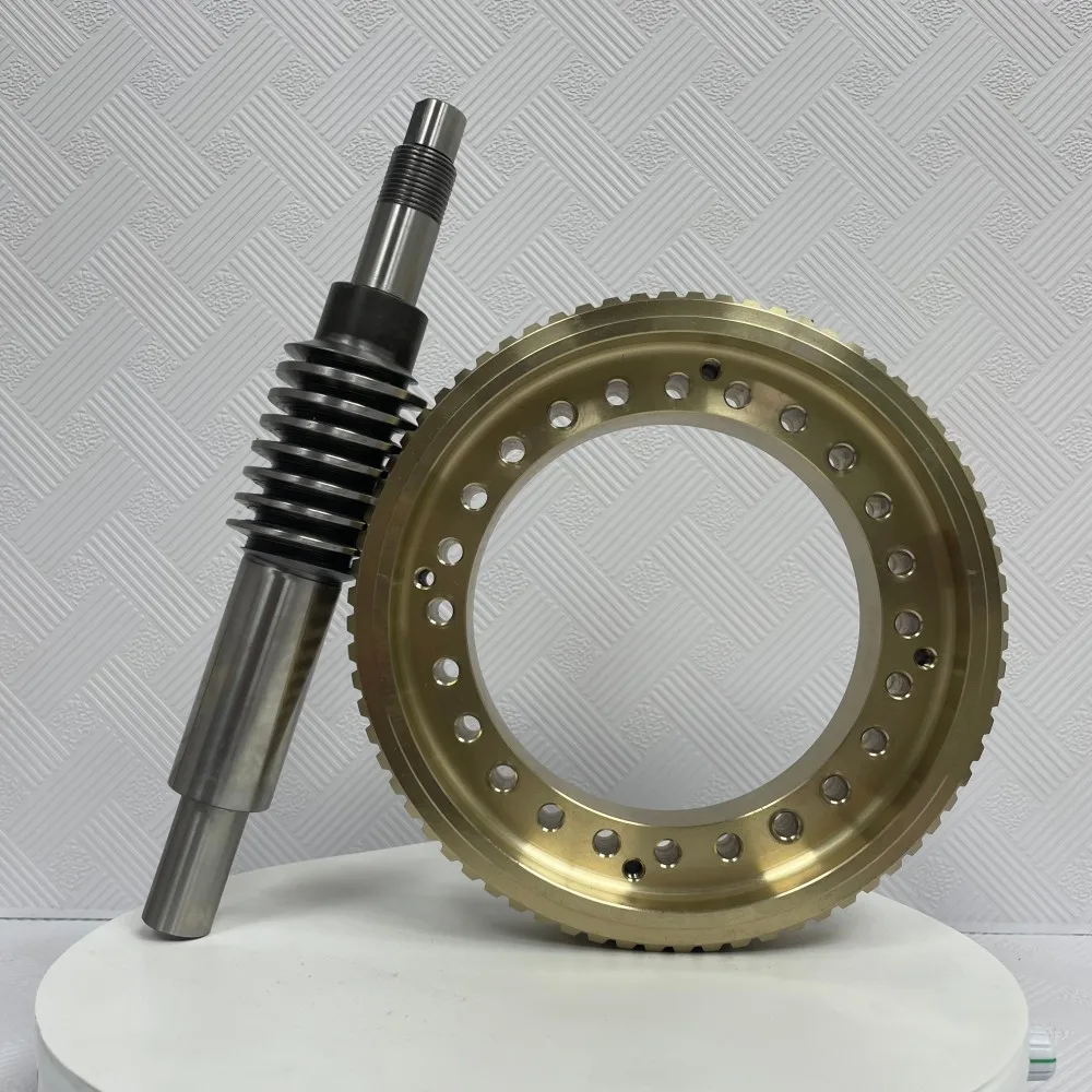 Precision Worm Gear Drive Accessories For Textile Machinery