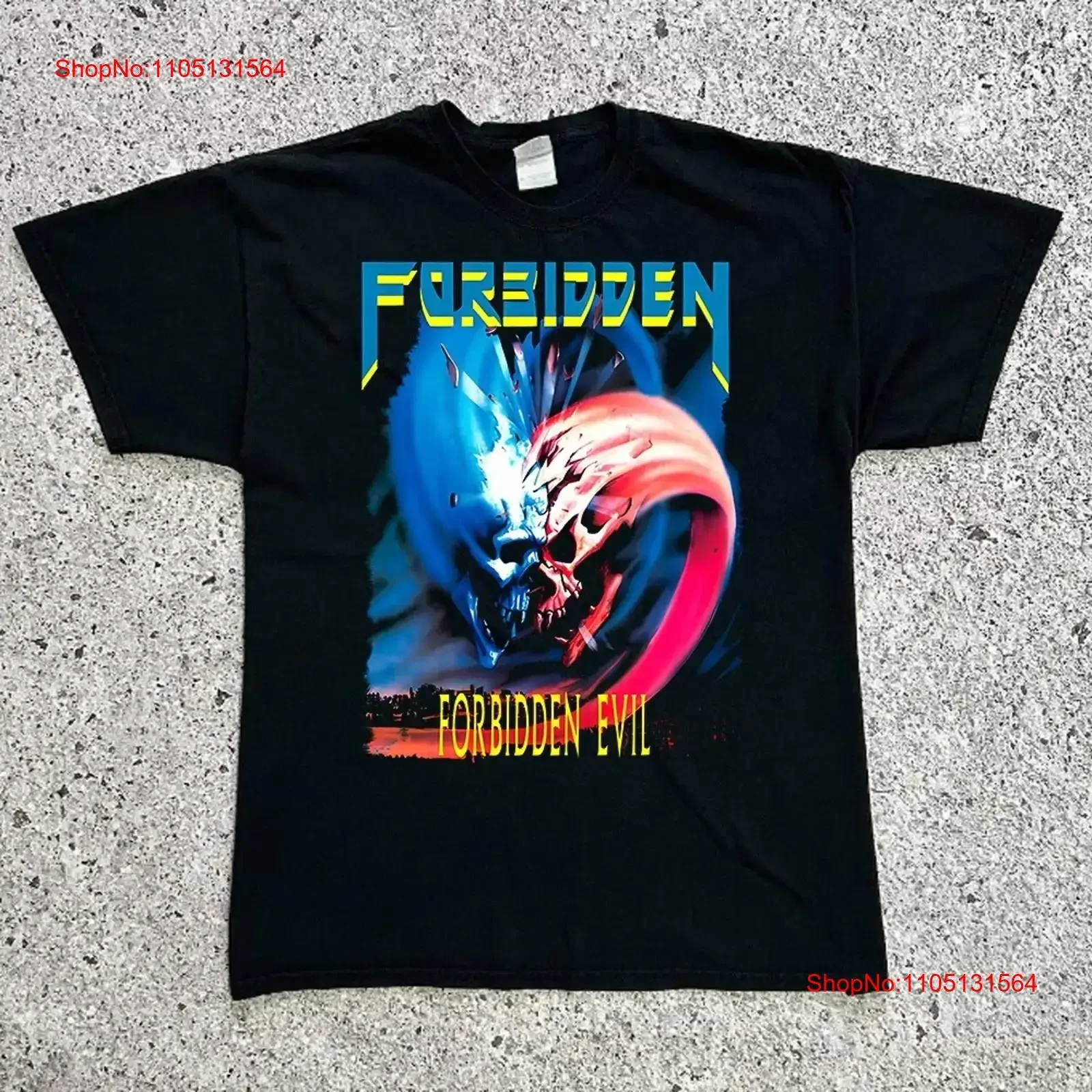 Classic Forbidden Band S 5XL T Shirt 12D399 vintage Washed Top For Everyday Wear Casual Unisex Soft designer clothes Stretched