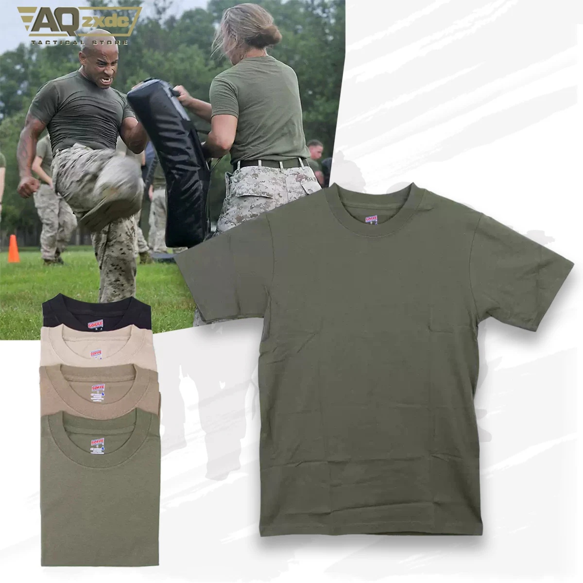 

AQzxdc Soffe US Army Short Sleeve Military Acu Ucp Shirt T-Shirt Vintage 90s Soffe’s “Unleash The Beast” T-shirt