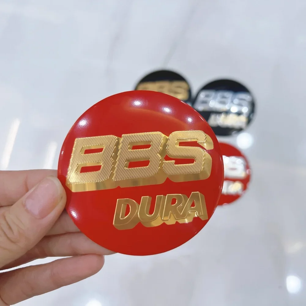 

4PCS 70mm BBS Style Wheel Center Caps - Gloss Black ABS Hub Covers for Universal Car Tire Decoration decoration accessories