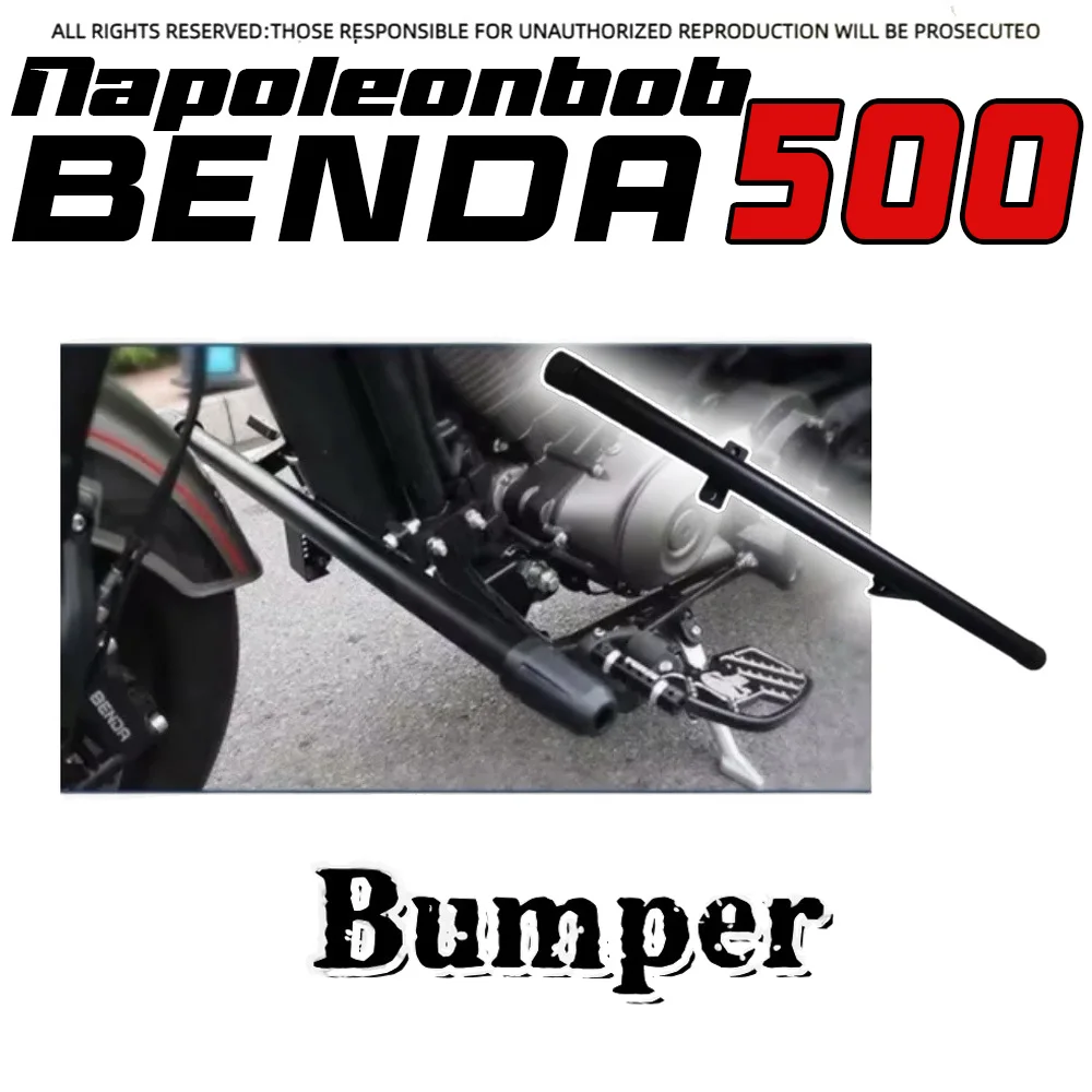 

For BENDA ChinchiIIa 500 custom bumper guard thickened anti-fall bar one-line bar