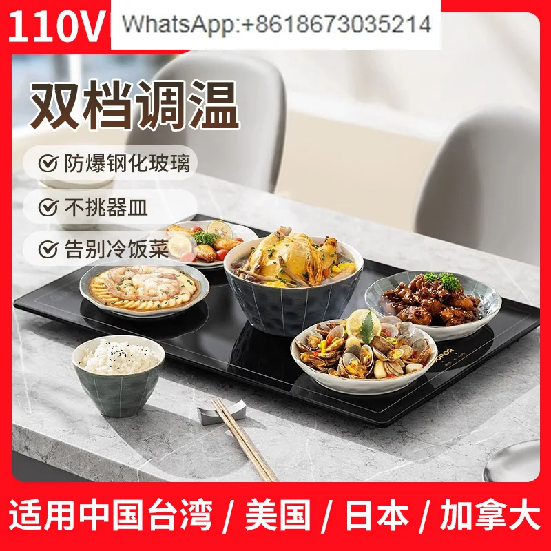 

110V vegetable heating board, household, multi-functional thermal insulation hot cutting board