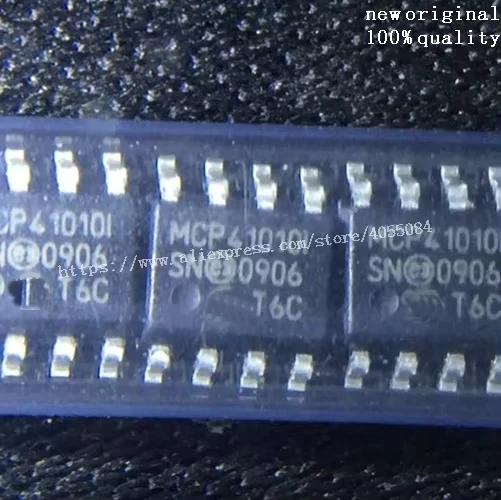 MCP41010-I MCP41010 new original  MCP41010-I/SN MCP41010I Digital Potentiometer 10kOhm 256POS Volatile Linear 8-Pin SOIC