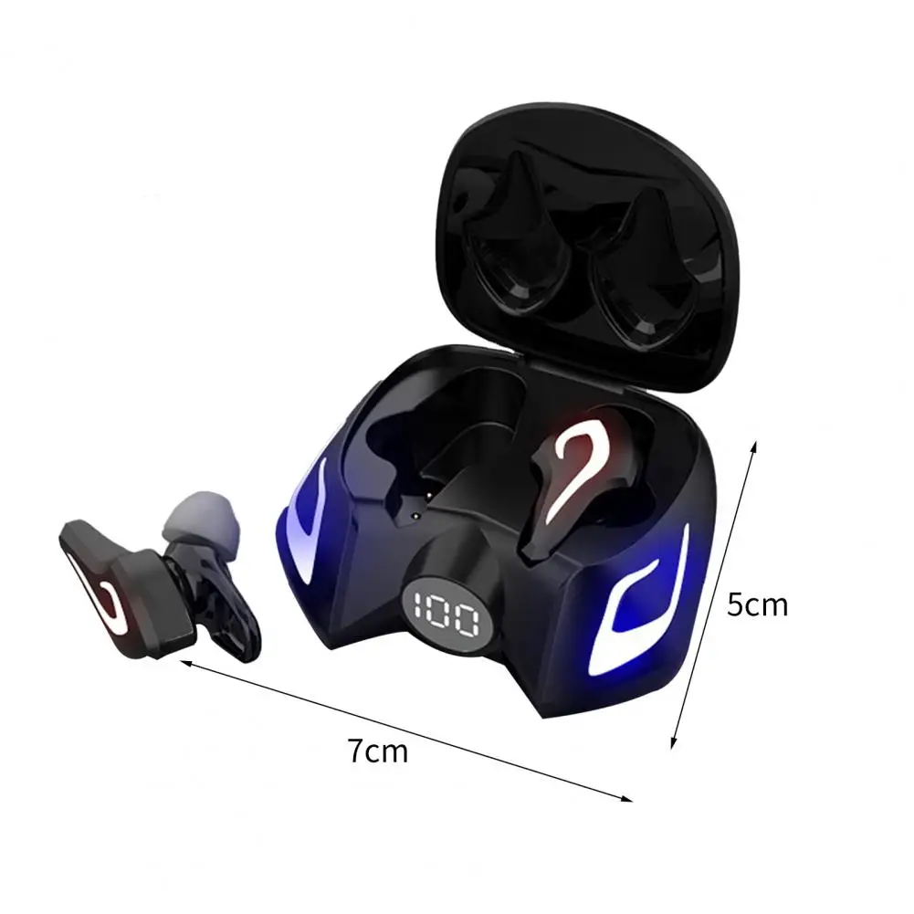 K8 Sem Fio Hi Fi Headphones, Power Display Earbuds, Longa Resistência, Conexão Dupla, Baixa Latência, In-Ear, BT5.0 fone de ouvido, Sport Headset