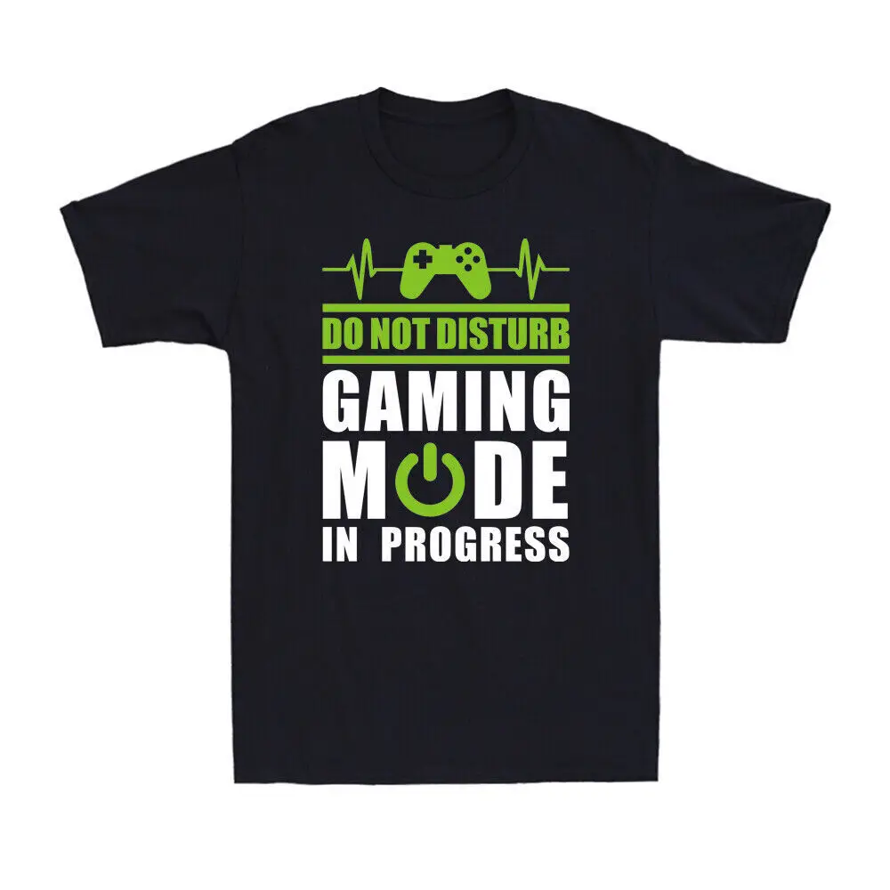 Забавная игровая рубашка для геймеров «Не беспокоить» в игровом режиме в прогрессивном мужской футболке