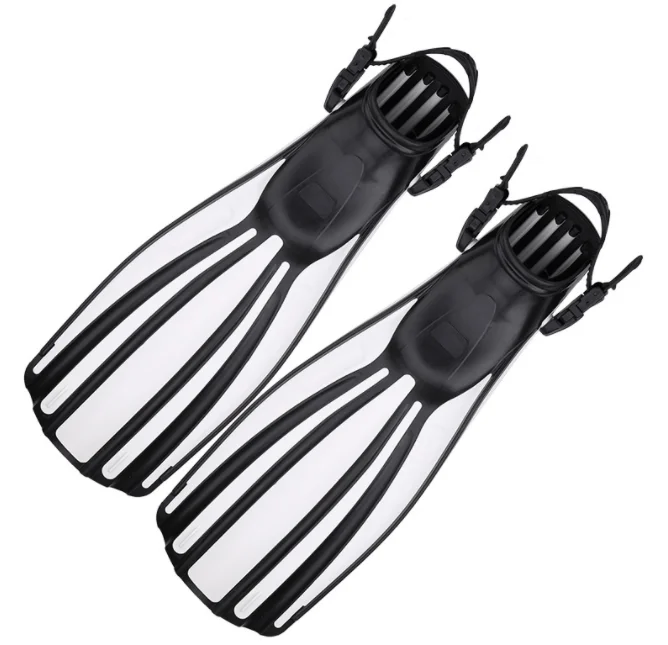 Diving adjustable open heel diving shoes deep diving lungs long fins mid-length fins marine diving fins