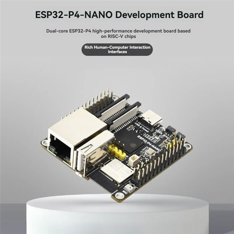 

Плата разработки ABGB-ESP32-P4-NANO + полный комплект дисплея 10,1 дюйма, двухъядерный порт RISC-V Wi-Fi6 Bluetooth5/BLE RJ45 100M Ethernet