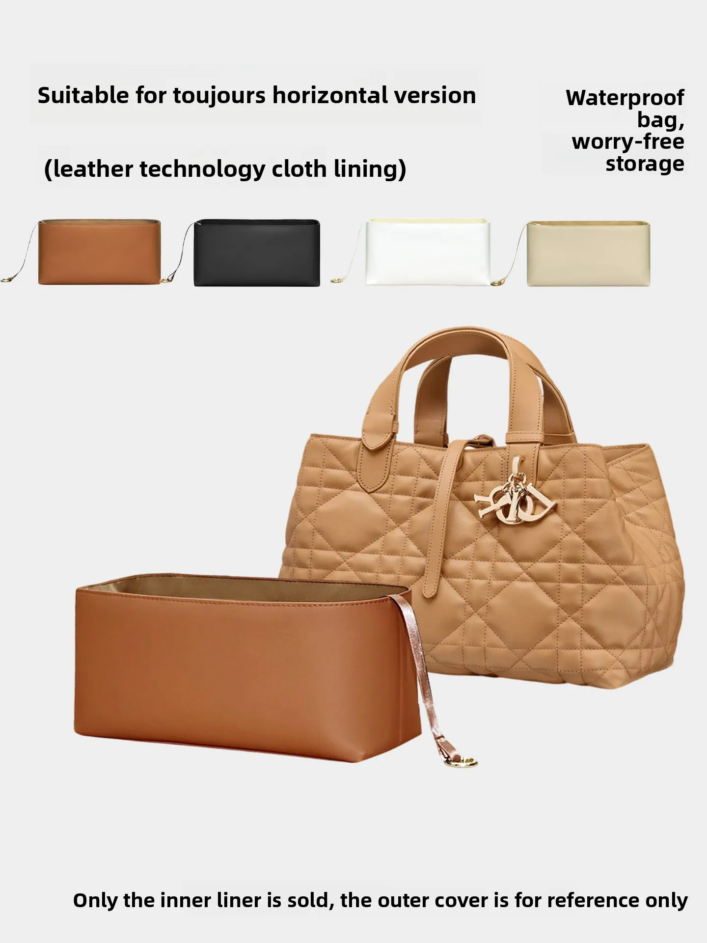 

Wenjing Technology Cloth Inner Bag for Toujours Horizontal Layout Totte Small Medium Large Indigus Inner Bag