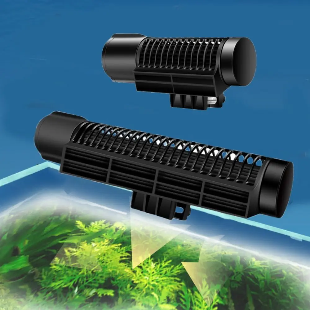 

Frequency Conversion Aquarium Cooling Fan Adjustable Automatic Temperature Control Fish Tank Cooling Fan Black Mute