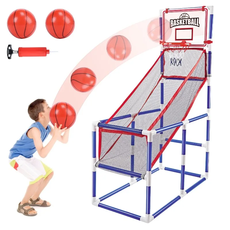 

Kids Basketball Hoop Arcade Board Game Toy Sport Boy Toy Outdoor Indoor Carnival Games Basketball Shooting Training Toddler Gift